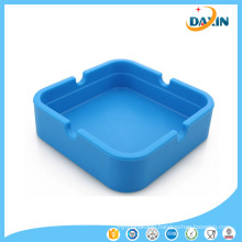 Promotional Unbreakable Eco-Friendly Portable Smoking Accessory Square Silicone Ashtray